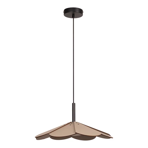 Lucide BLOMSTER - Pendant light - Ø 47 cm - LED Dim. - 1x9W 3000K - Taupe | Essential - turned off